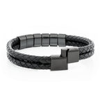 Customisable Leather Bracelet with Beads